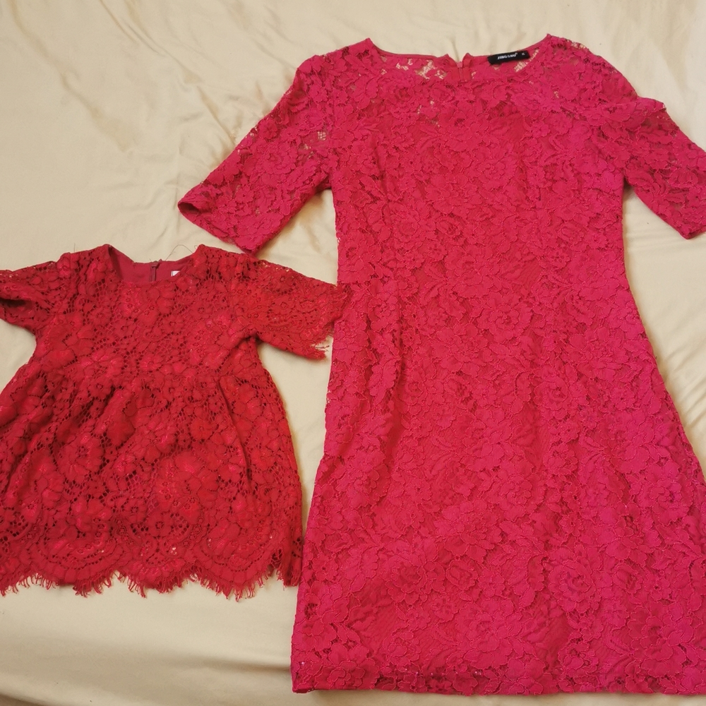 Mommy and baby 12M matching dress